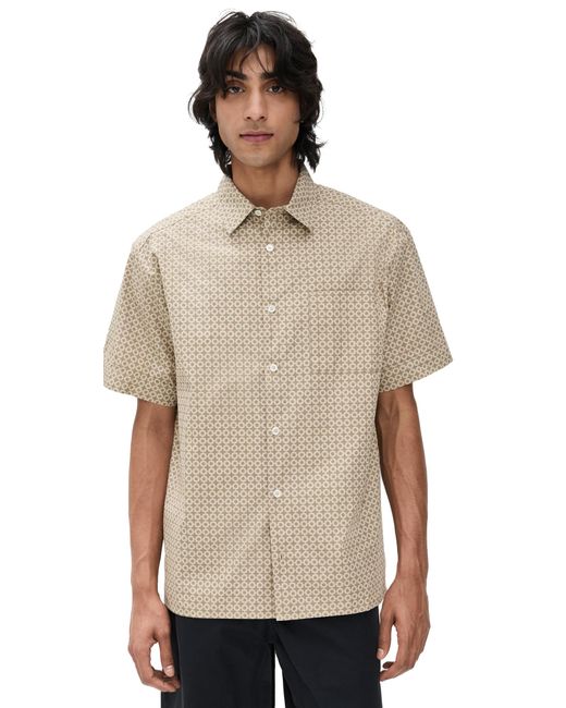 A.P.C. Natural A. P.C. Ross Printed Shirt for men
