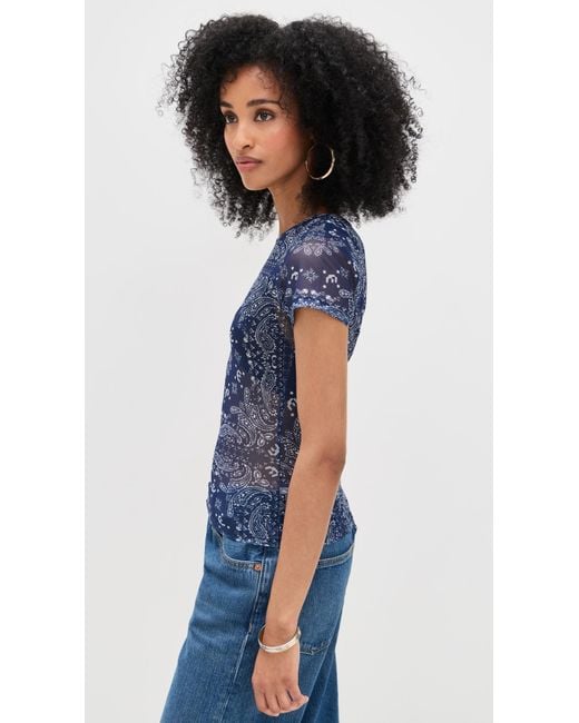 Miaou Blue Mini Tee