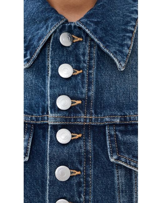 Stella McCartney Blue Button Up Denim Jacket