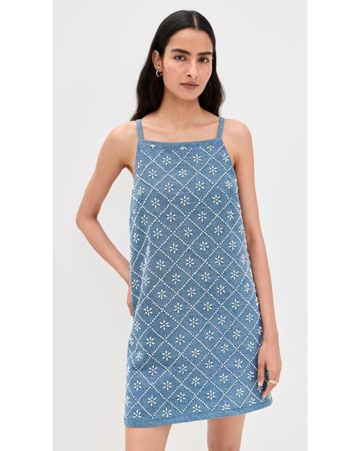 rag & bone denim dress Carter in Bella making it an easy go Rockaway Laney Denim Dress |