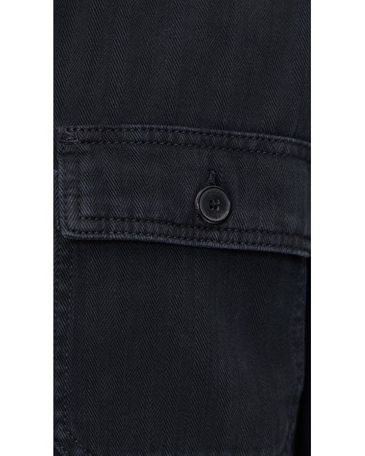 FRAME Black Herringbone Jacket for men