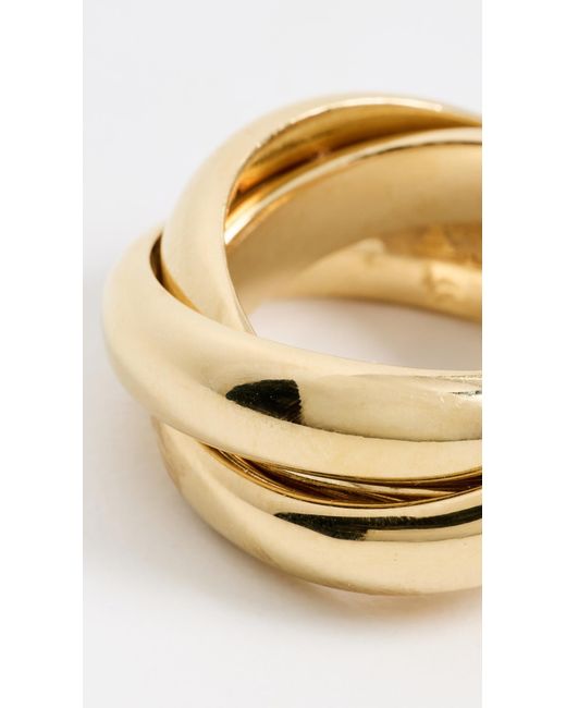 LIE STUDIO Metallic The Sofie Ring