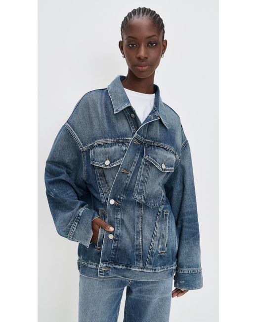 Agolde Blue Reworked Wayne Jacket