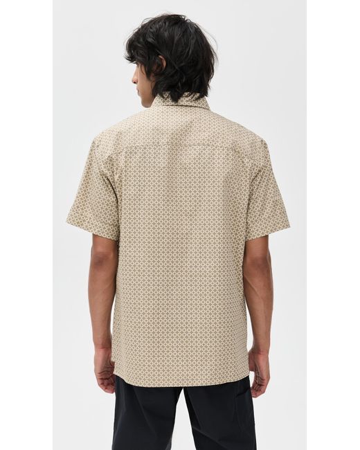 A.P.C. Natural A. P.C. Ross Printed Shirt for men