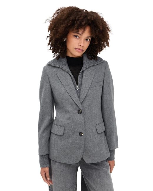 Rag & Bone Black Frank Boyfriend Blazer