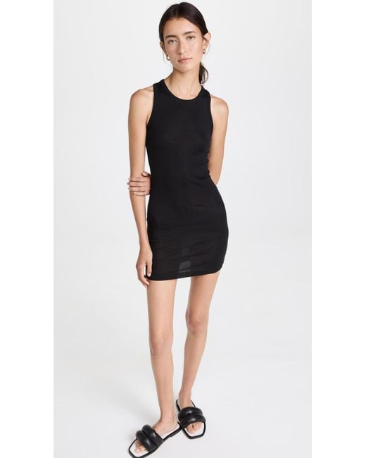 Wardrobe NYC Cotton Wardrobe. Nyc Tank Mini Dress in Black Lyst