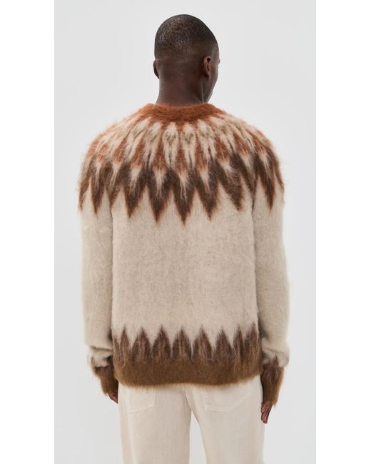 Isabel Marant Brown Nicolas Pullover for men
