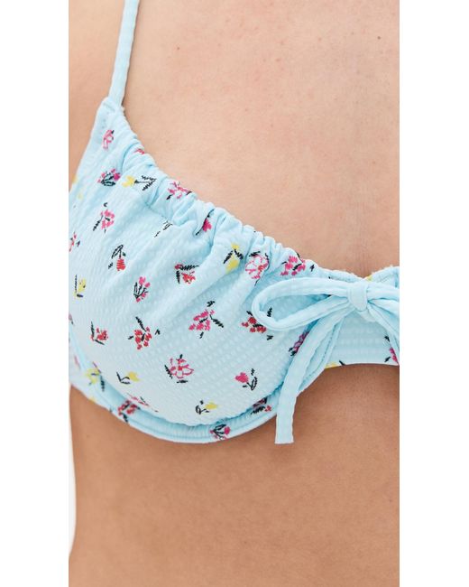 Solid & Striped Blue The Lolita Top