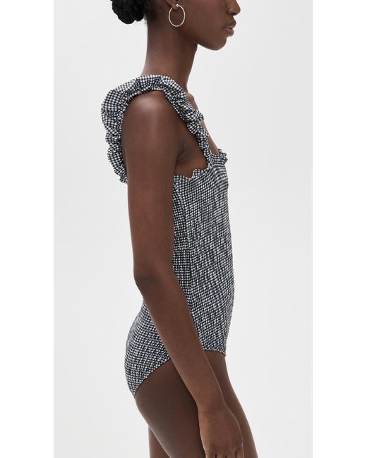 Sea Black Neci Gingham One Piece