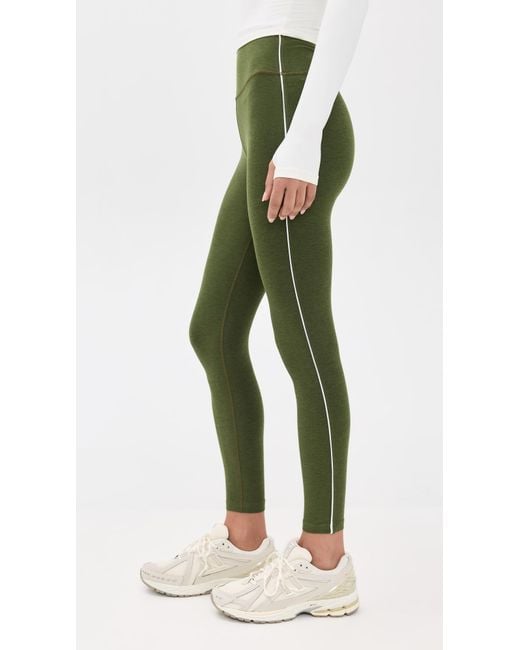Beyond Yoga Green Spacedye Ready Midi Leggings