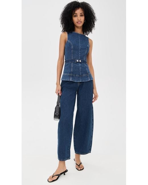 ALIGNE Blue Trish Denim Top