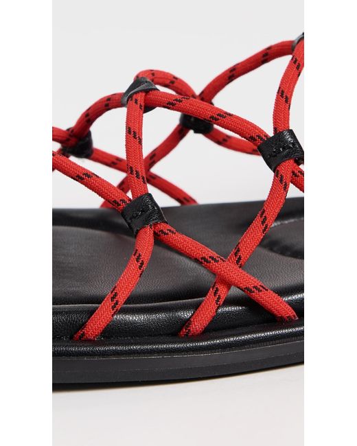 INTENTIONALLY ______ Red Lychee Sandals