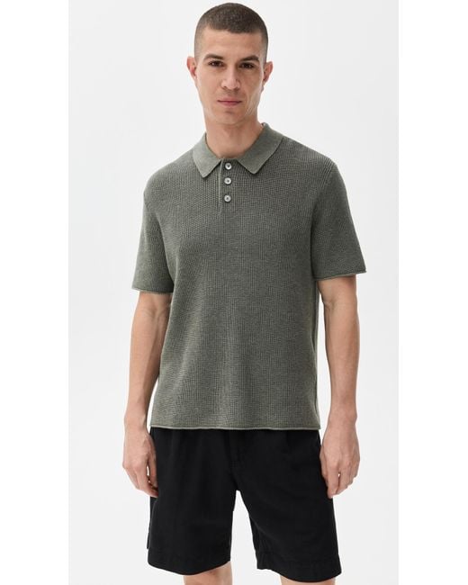 Alex Mill Black Jayce Polo for men