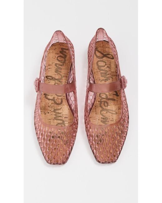 Sam Edelman Pink Michaela Jelly Flats