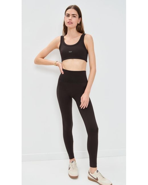 Set Black Sculptflex Power High Rise Leggings