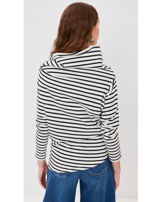 A.W.A.K.E. MODE Black A. W.A. K.E. Mode Jersey Cowl Neck Draped Top