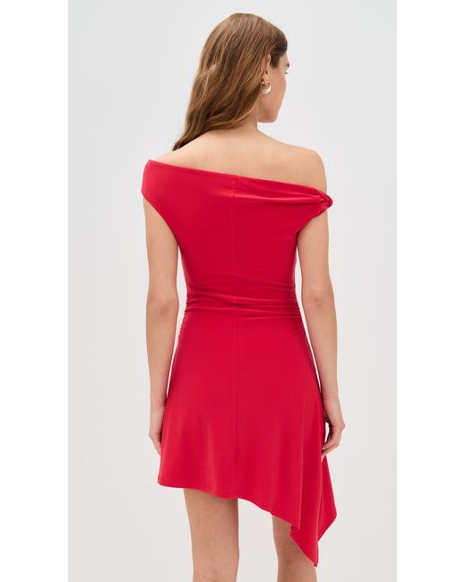 Sandy Liang Red Riverton Dress