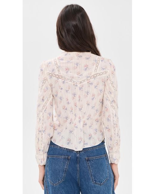 LoveShackFancy White Miah Top