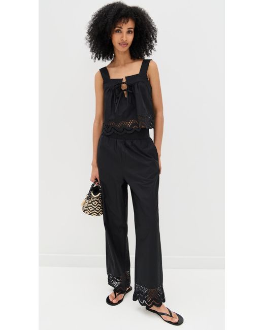 Rails Black Blythe Top