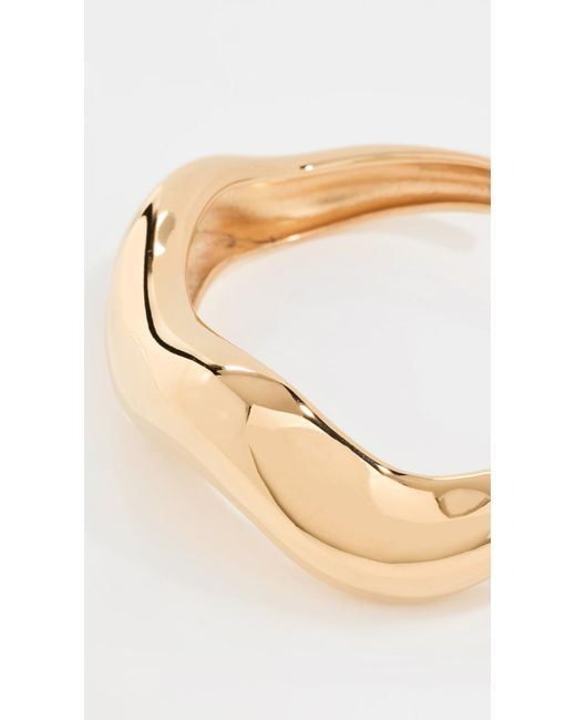 Agmes White Large Astrid Cuff