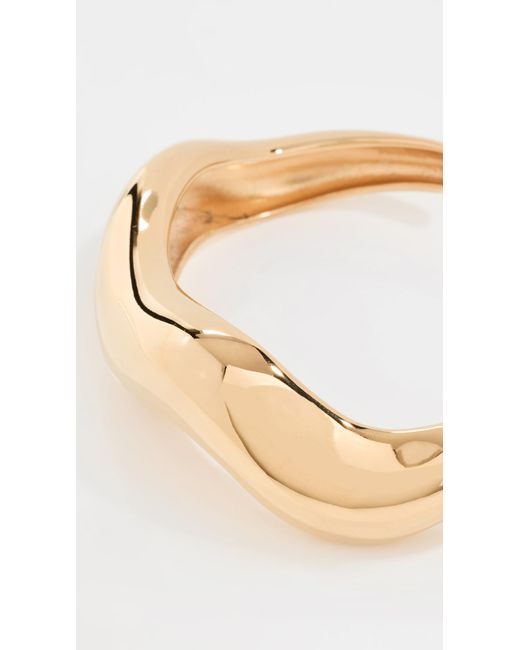 Agmes White Large Astrid Cuff