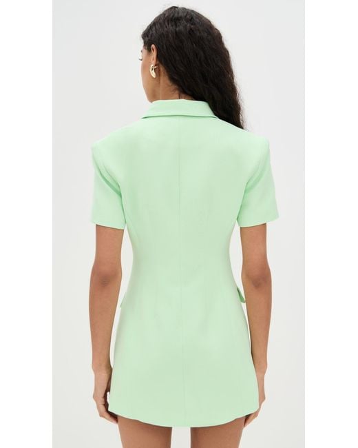Lioness Cheri Short Sleeve Mini Dress in Green | Lyst