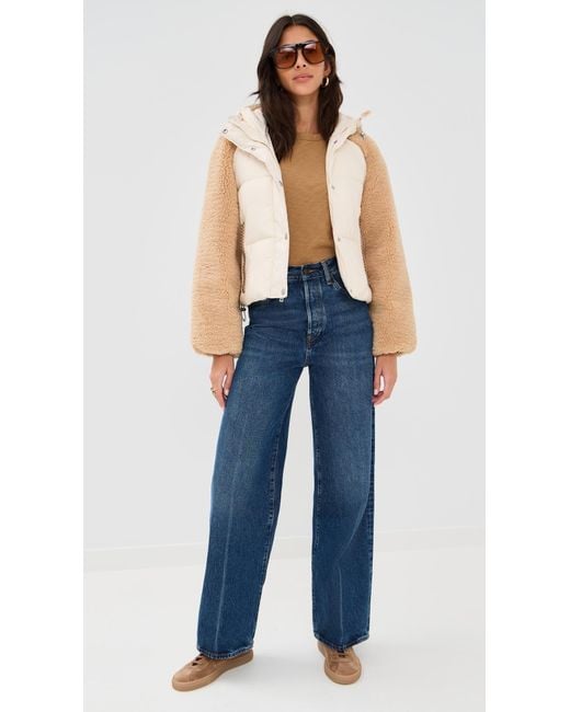 Ugg Blue Mykah Braid Puffer Jacket