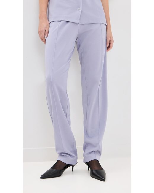 BITE STUDIOS Blue Jersey Trousers