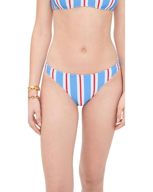Solid & Striped Blue The Rachel Bikini Bottoms