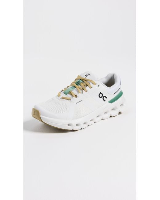 On Shoes White Cloudrunner 2 Sneakers