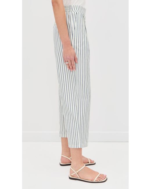 LNA White Finley Pull On Pants