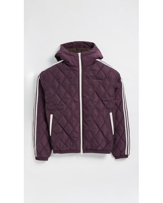 Adidas Purple Quilted Jacket