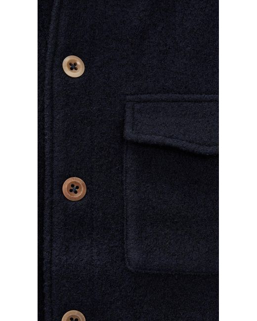 McTavish Blue Wool Jacket for men