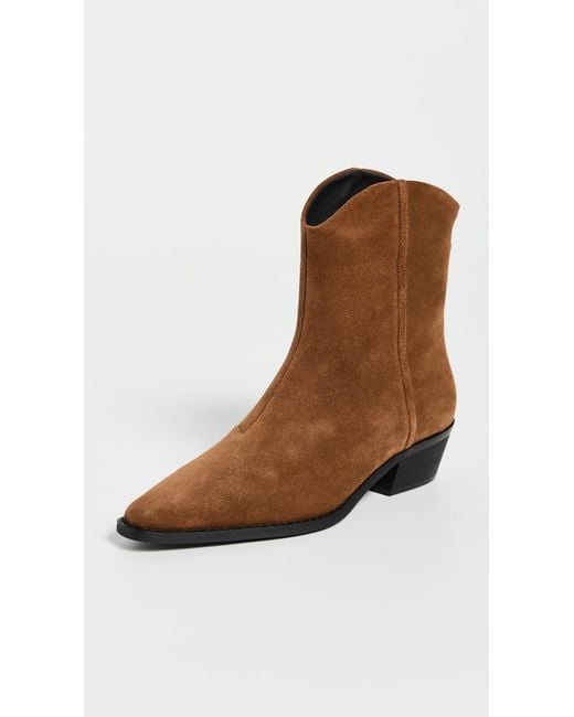Black Suede Studio Brown Reed Boots