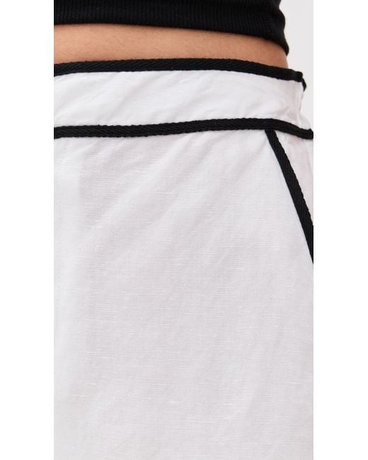 L'Agence Black Laina Pull On Shorts