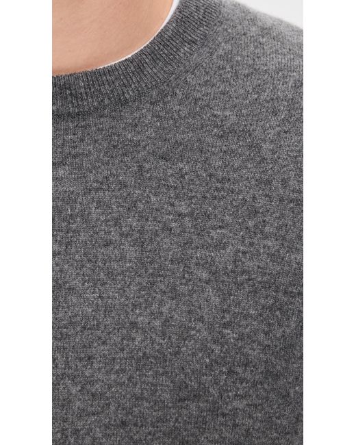 Vince Gray Cashmere Crew Neck Sweater for men