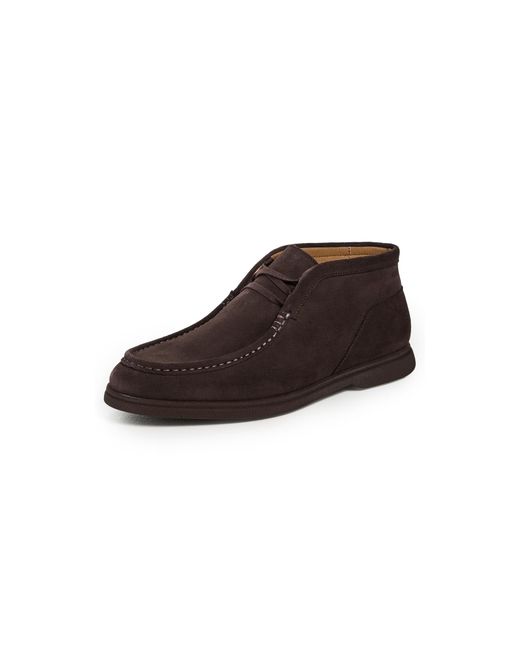 Boss Brown Sienne Suede Desert Boots for men