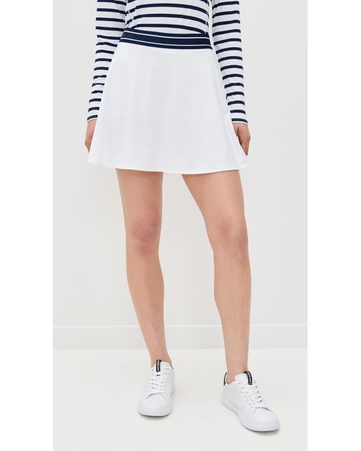 Ralph Lauren Black Interlock Flare Skort