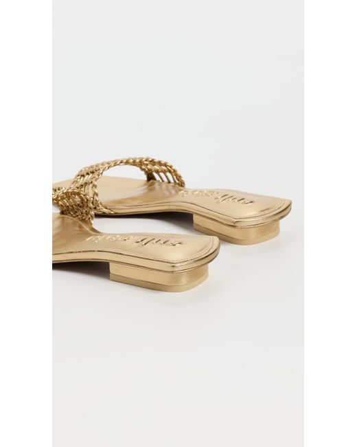 Cult Gaia Black Maya Sandals