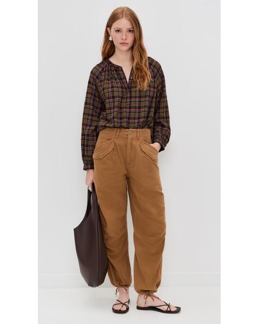 Xirena Brown Dara Top