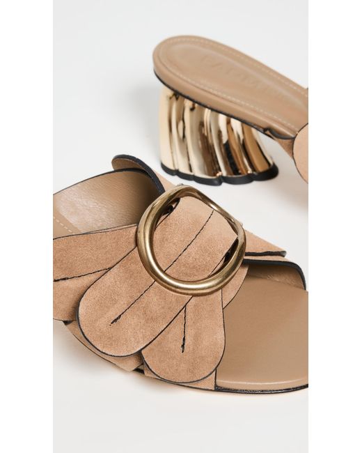Farm Rio Gray Daisy Heeled Mules