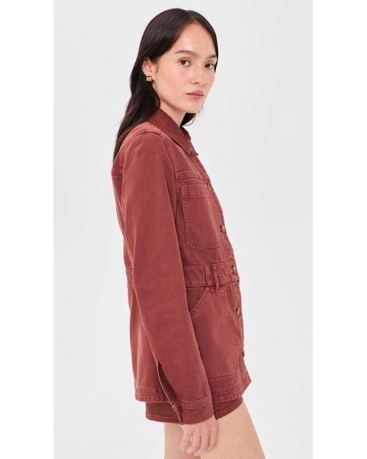 Veronica Beard Red Anzu Jacket