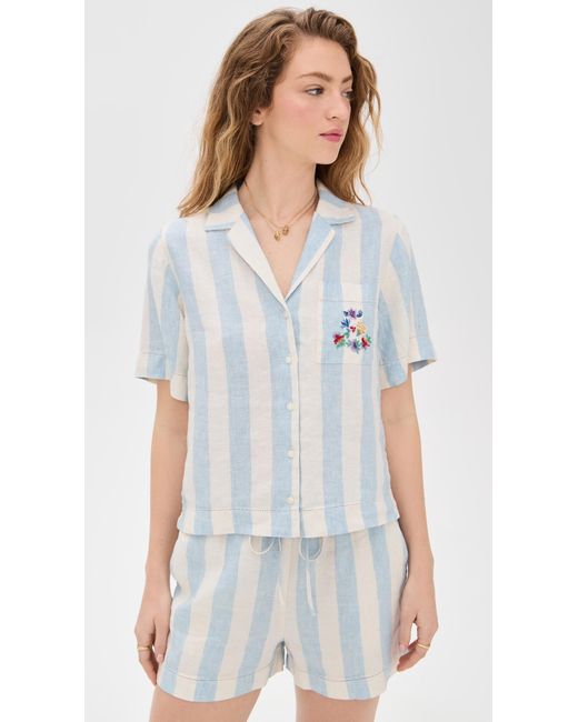 Birds Of Paradis White Nico Shirt