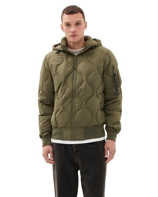 Alpha Industries Green Lightweight Down Jacket for men