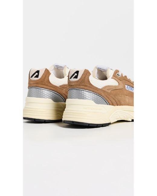 Autry White Hyperway Low Sneakers for men