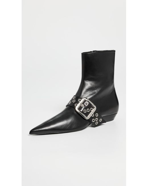 Jil Sander Black Ankle Boots