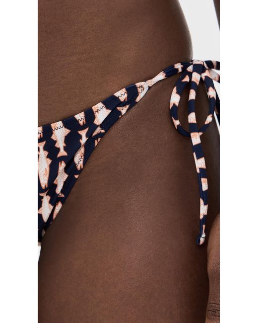 LaDoubleJ Brown String Bikini Bottoms