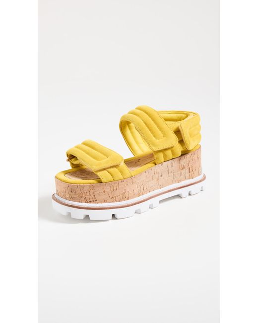 Tory Burch Leather Puffy Sport Sandals Lyst UK
