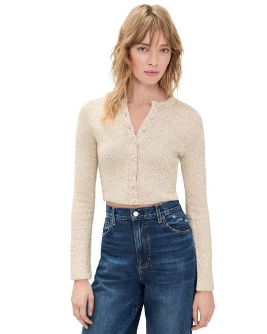 LoveShackFancy Blue Ferra Cardigan