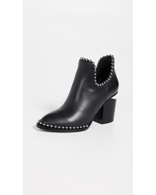 Alexander wang kori cutout leather booties online